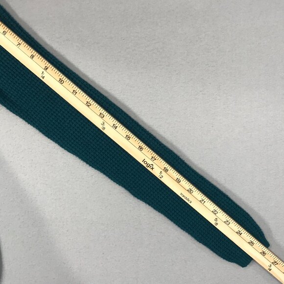 Hollister Sweater Women's Small Green Pullover Turtleneck Waffle Knit Keyhole - Picture 12 of 12